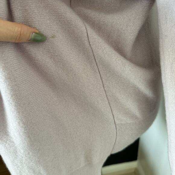 Eileen Fisher Cashmere Lilac Lavender Sweater Pullover Soft Cozy - Picture 13 of 13